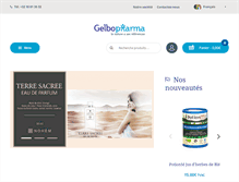 Tablet Screenshot of gelbopharma.com